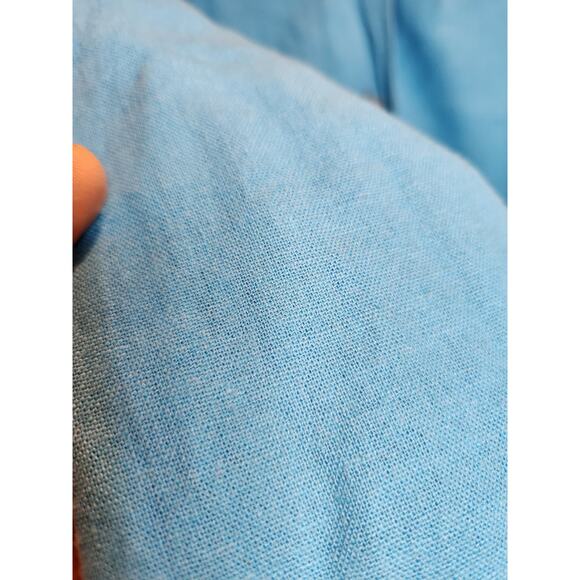 Pendleton Women’s M Linen Rayon Jacket Blue‎ Button Front Lightweight Casual - Picture 7 of 7